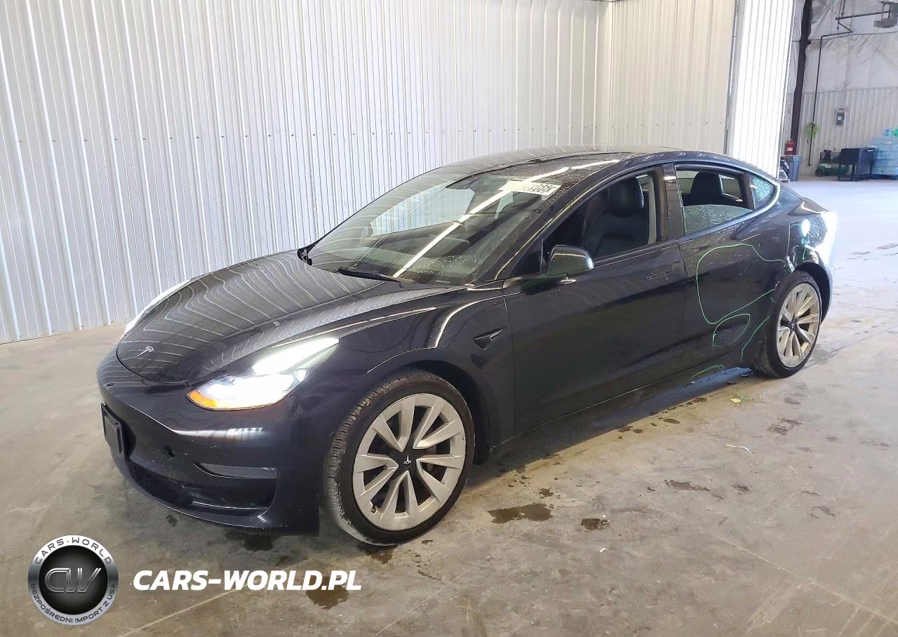 2022 Tesla Model 3 VIN:5YJ3E1EA0NF304475 - 1