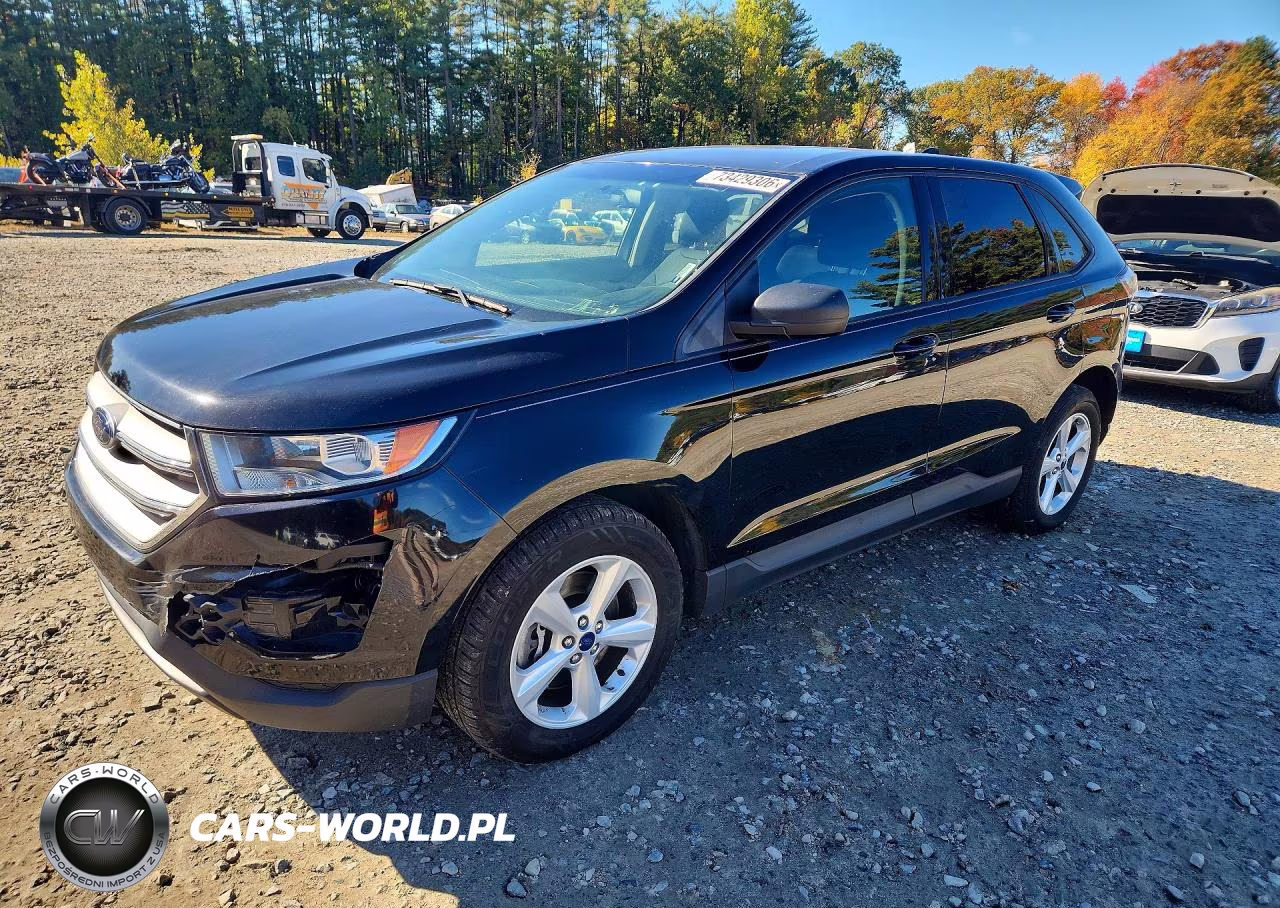 2017 Ford Edge Se VIN:2FMPK4G96HBB36160 - 1