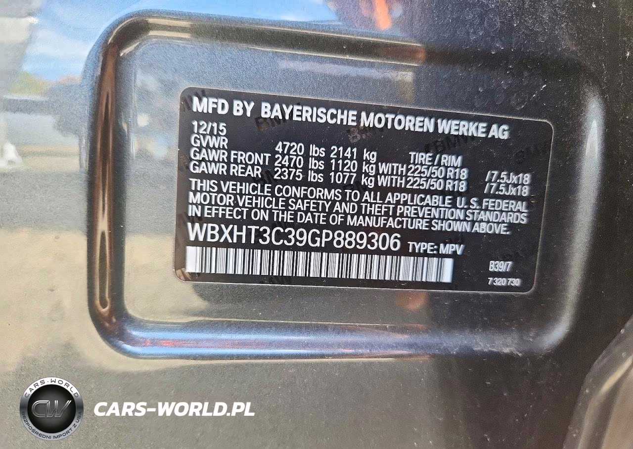 2016 BMW X1 xDrive28I VIN:WBXHT3C39GP889306 - 13