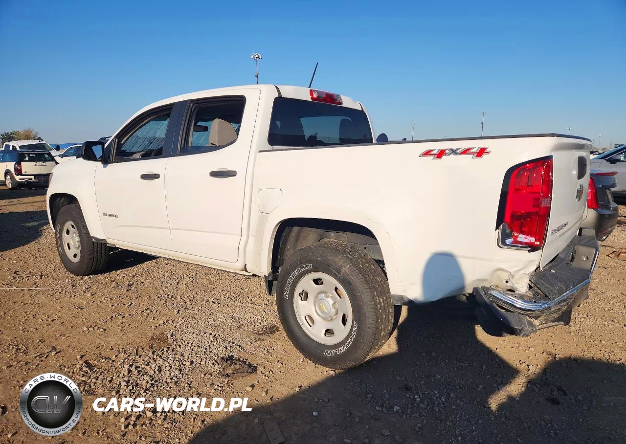 2017 Chevrolet Colorado VIN:1GCGTBEN0H1300312 - 2