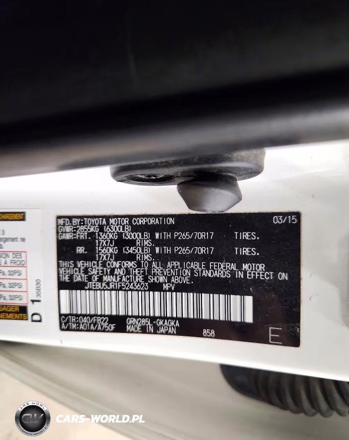 2015 Toyota 4Runner Sr5 VIN:JTEBU5JR1F5243623 - 13