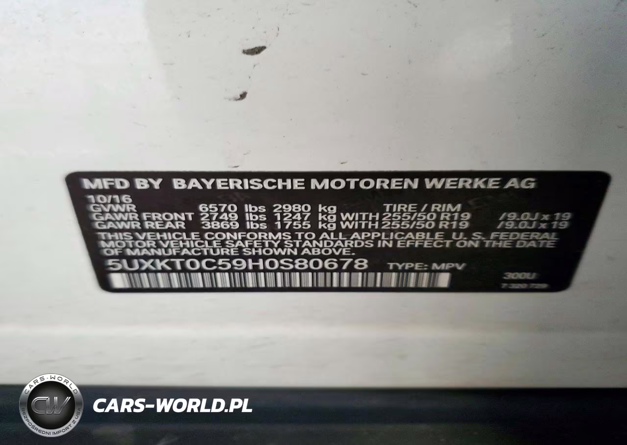 2017 BMW X5 Xdr40E VIN:5UXKT0C59H0S80678 - 13