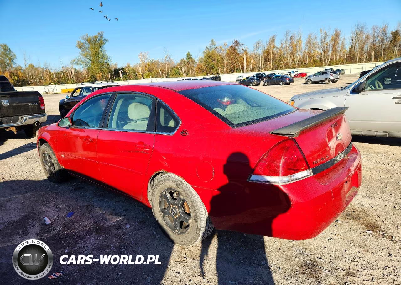 2008 Chevrolet Impala Ls VIN:2G1WB55N989122520 - 2