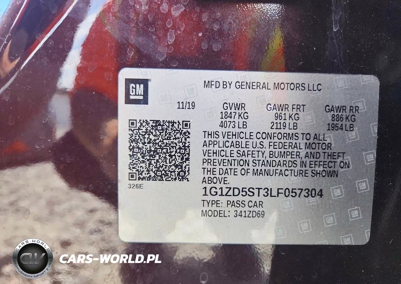 2020 Chevrolet Malibu Lt VIN:1G1ZD5ST3LF057304 - 13