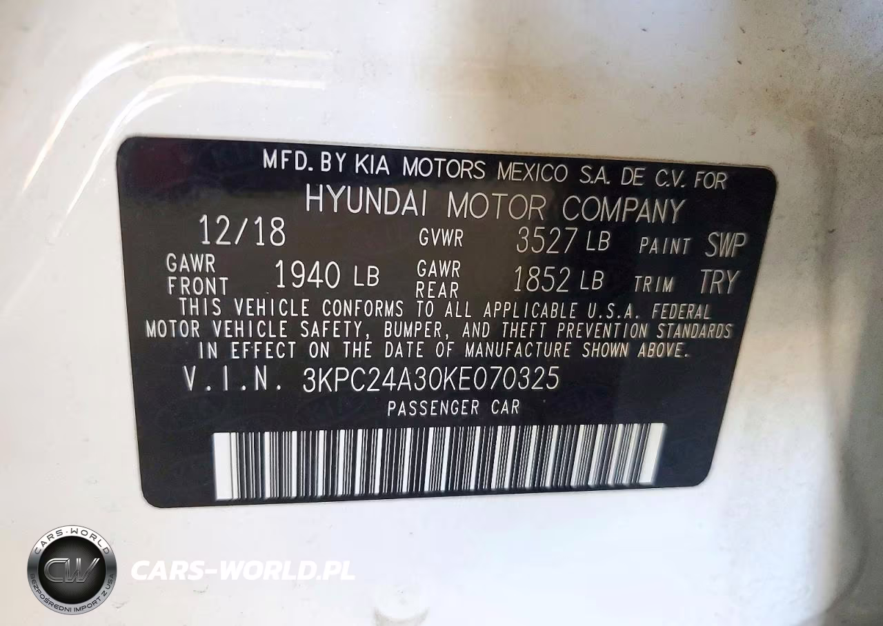 2019 Hyundai Accent Sel VIN:3KPC24A30KE070325 - 12