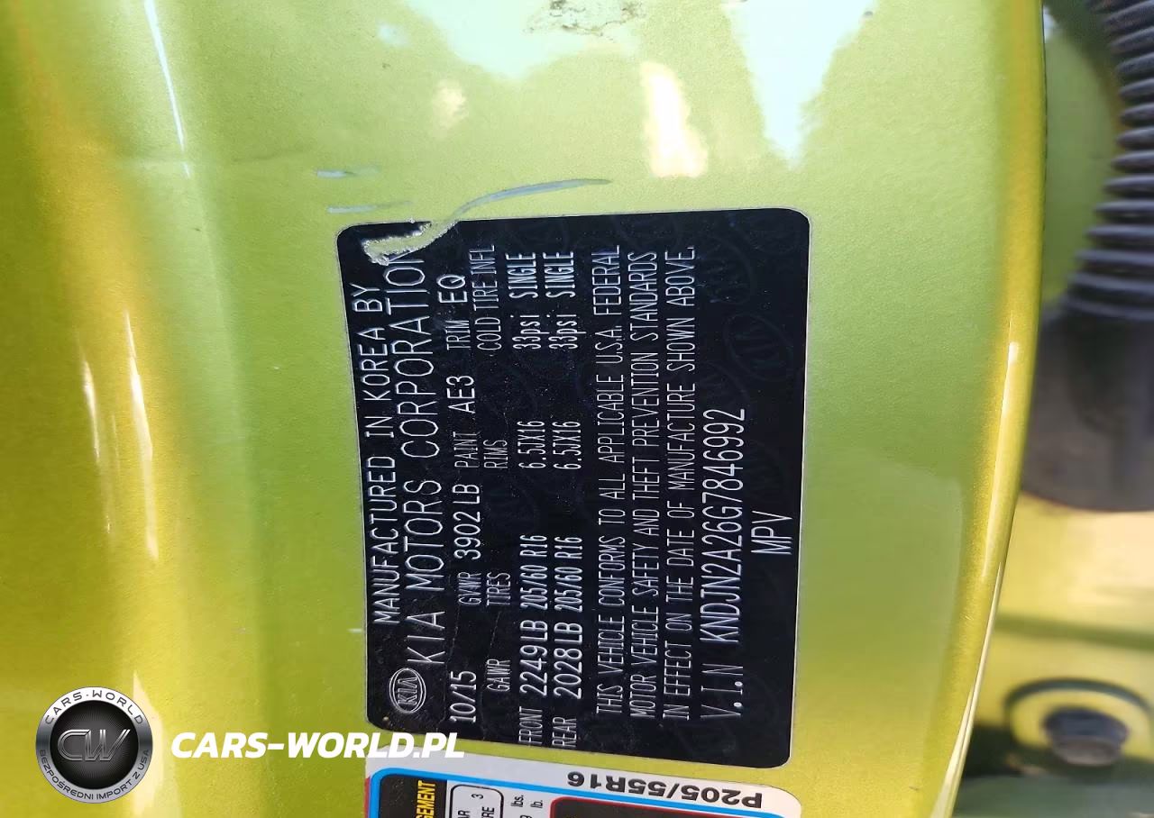2016 Kia Soul Base VIN:KNDJN2A26G7846992 - 12