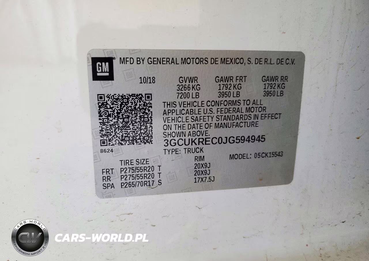 2018 Chevrolet Silverado K1500 Lt VIN:3GCUKREC0JG594945 - 12