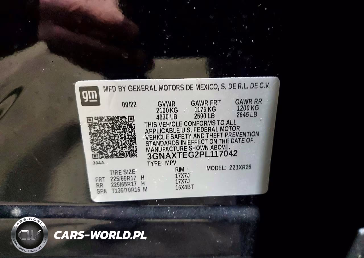 2023 Chevrolet Equinox Lt VIN:3GNAXTEG2PL117042 - 14