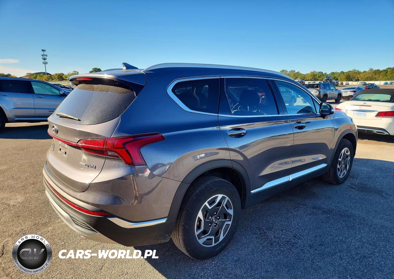 2022 Hyundai Santa Fe Blue VIN:KM8S2DA10NU041273 - 3