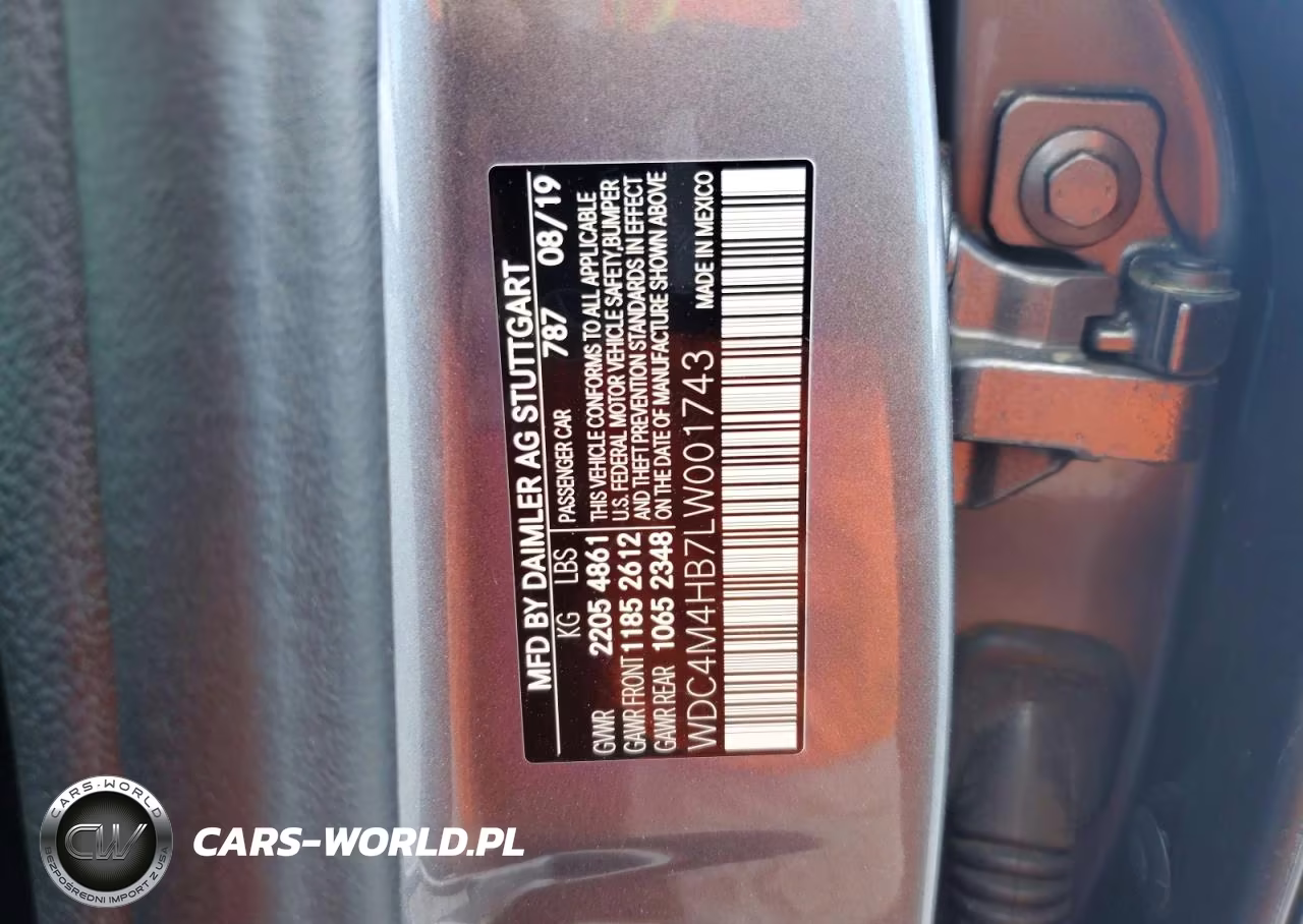2020 Mercedes-Benz Glb 250 4Matic VIN:WDC4M4HB7LW001743 - 13