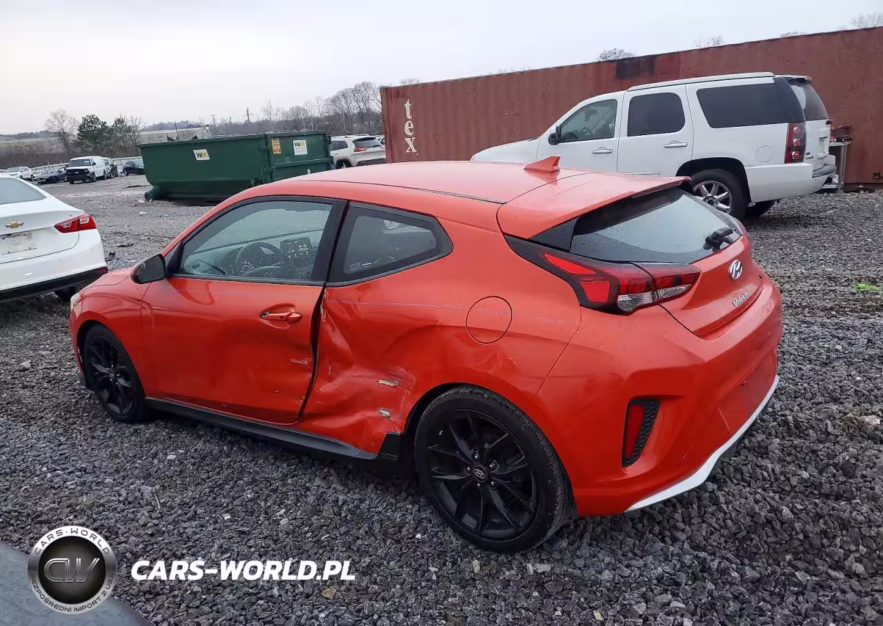 2019 Hyundai Veloster Turbo VIN:KMHTH6AB7KU016308 - 2