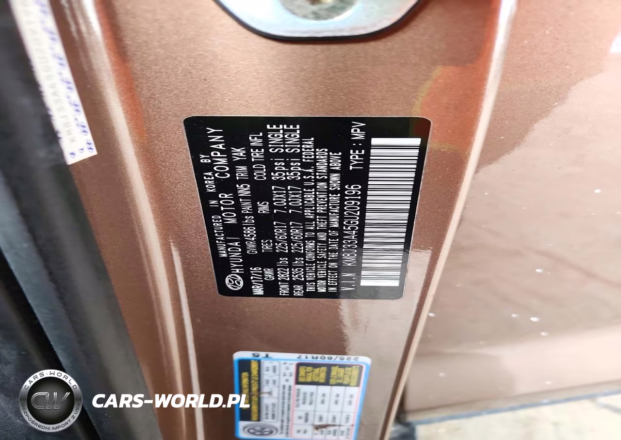 2016 Hyundai Tucson Se VIN:KM8J33A45GU209196 - 13