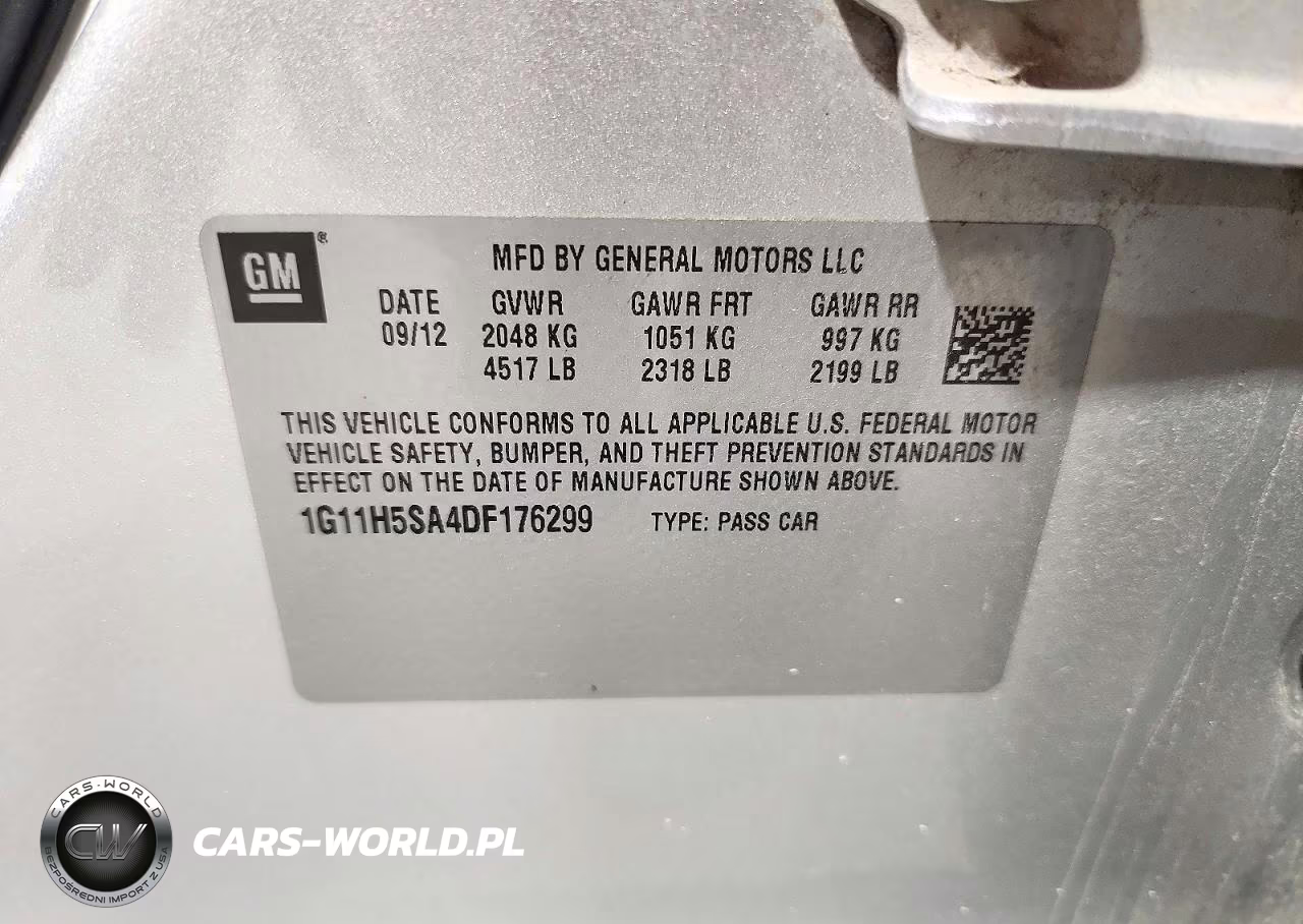 2013 Chevrolet Malibu Ltz VIN:1G11H5SA4DF176299 - 12