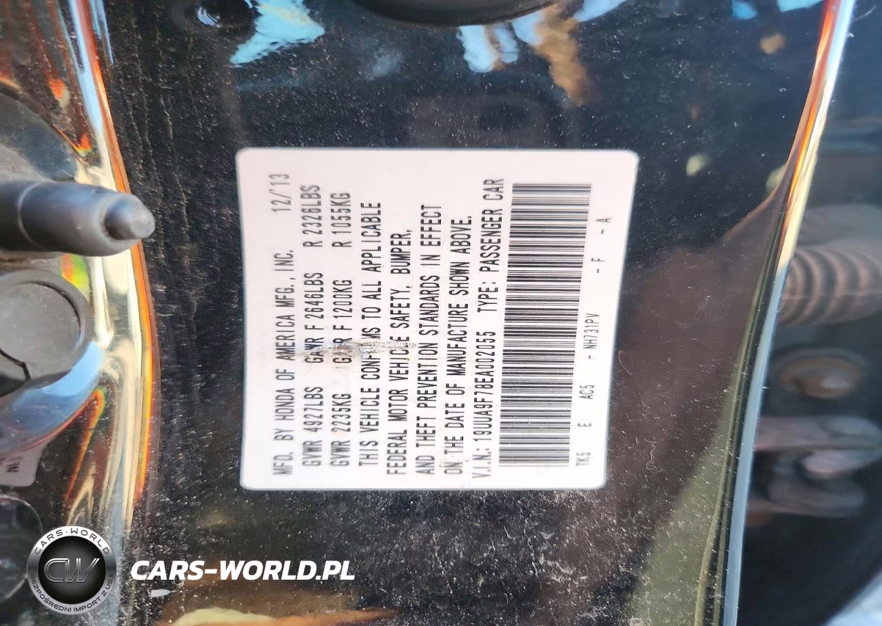 2014 Acura Tl Advance VIN:19UUA9F78EA002055 - 12