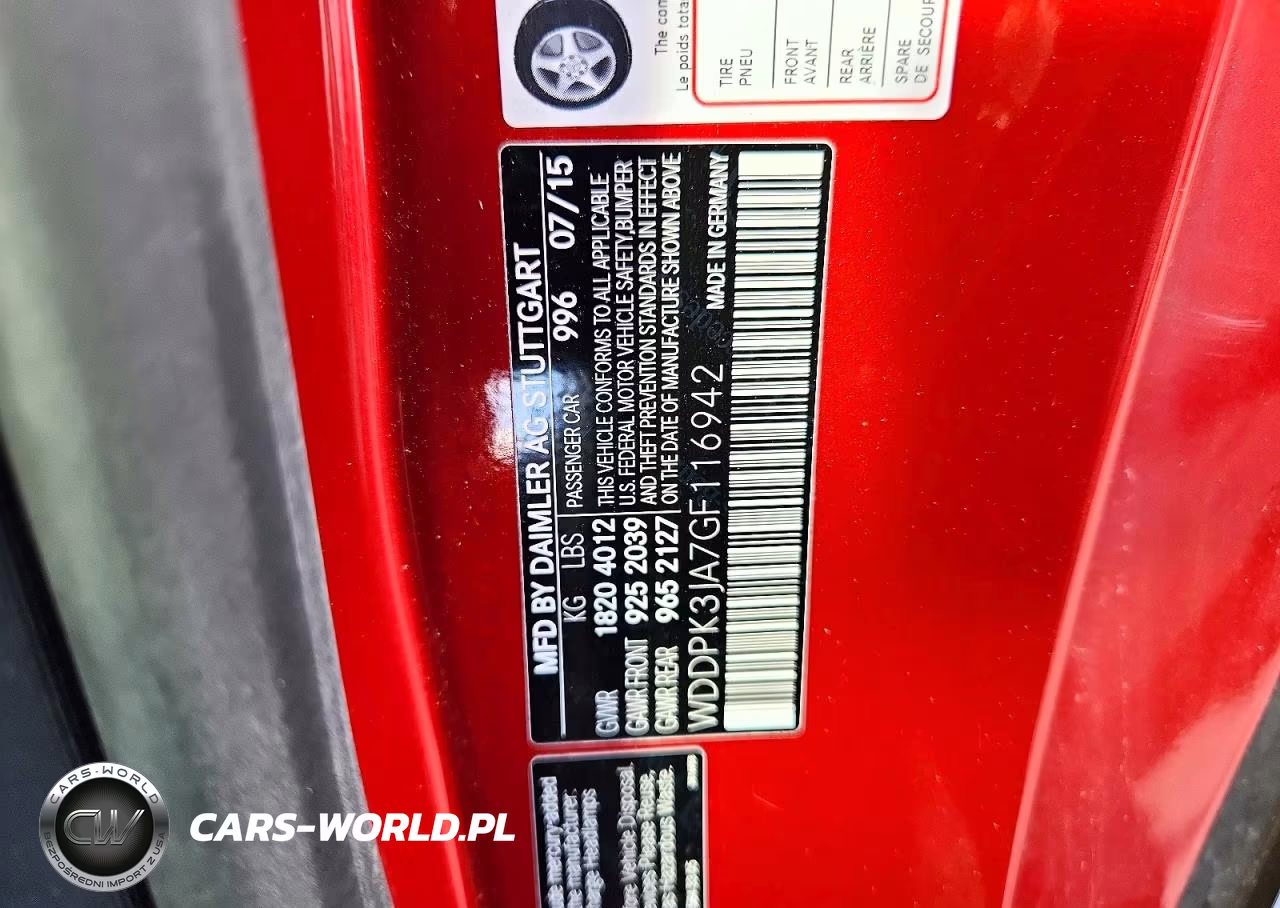 2016 Mercedes-Benz Slk 300 VIN:WDDPK3JA7GF116942 - 13