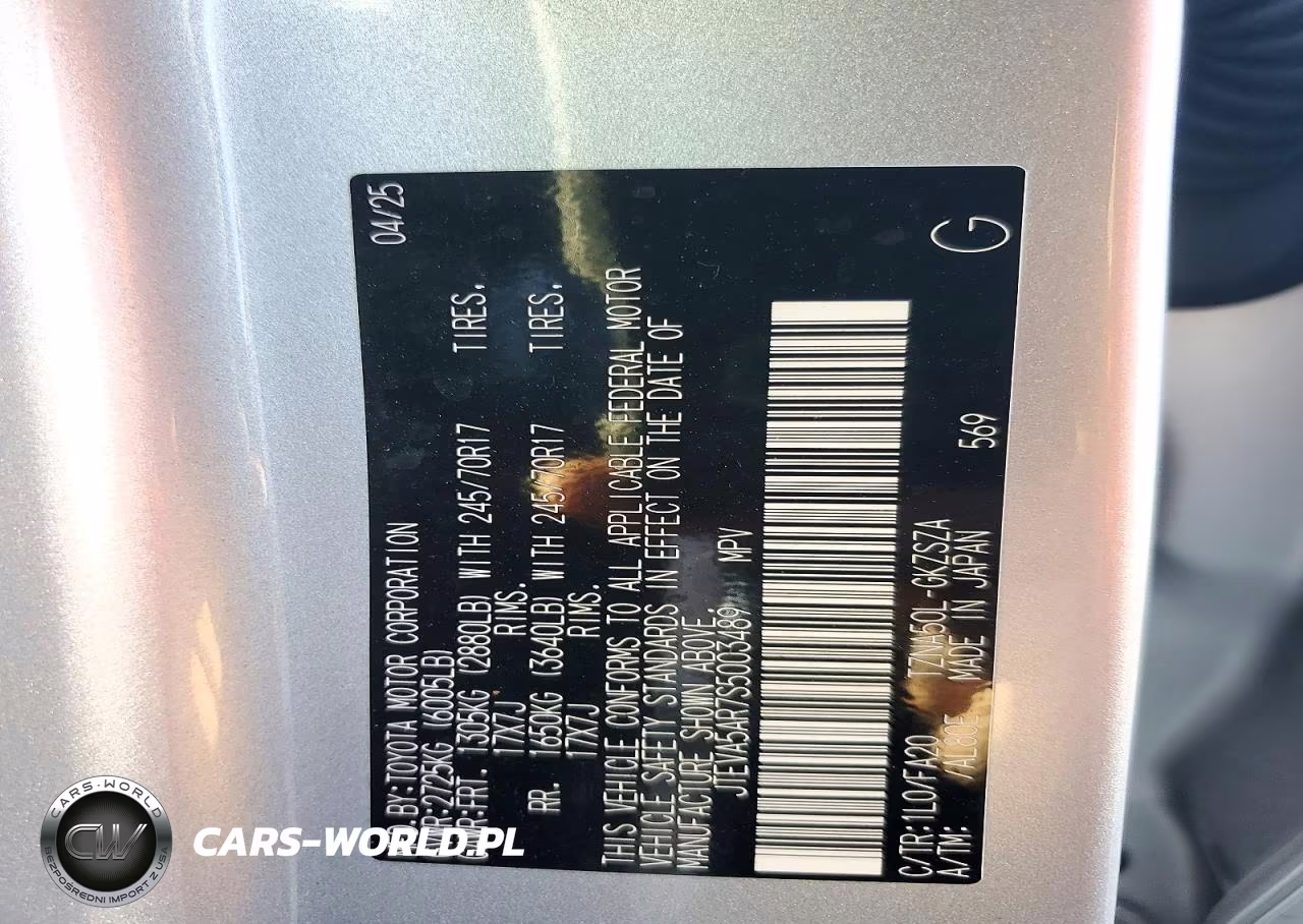 2025 Toyota 4Runner Sr5 VIN:JTEVA5AR7S5003489 - 13