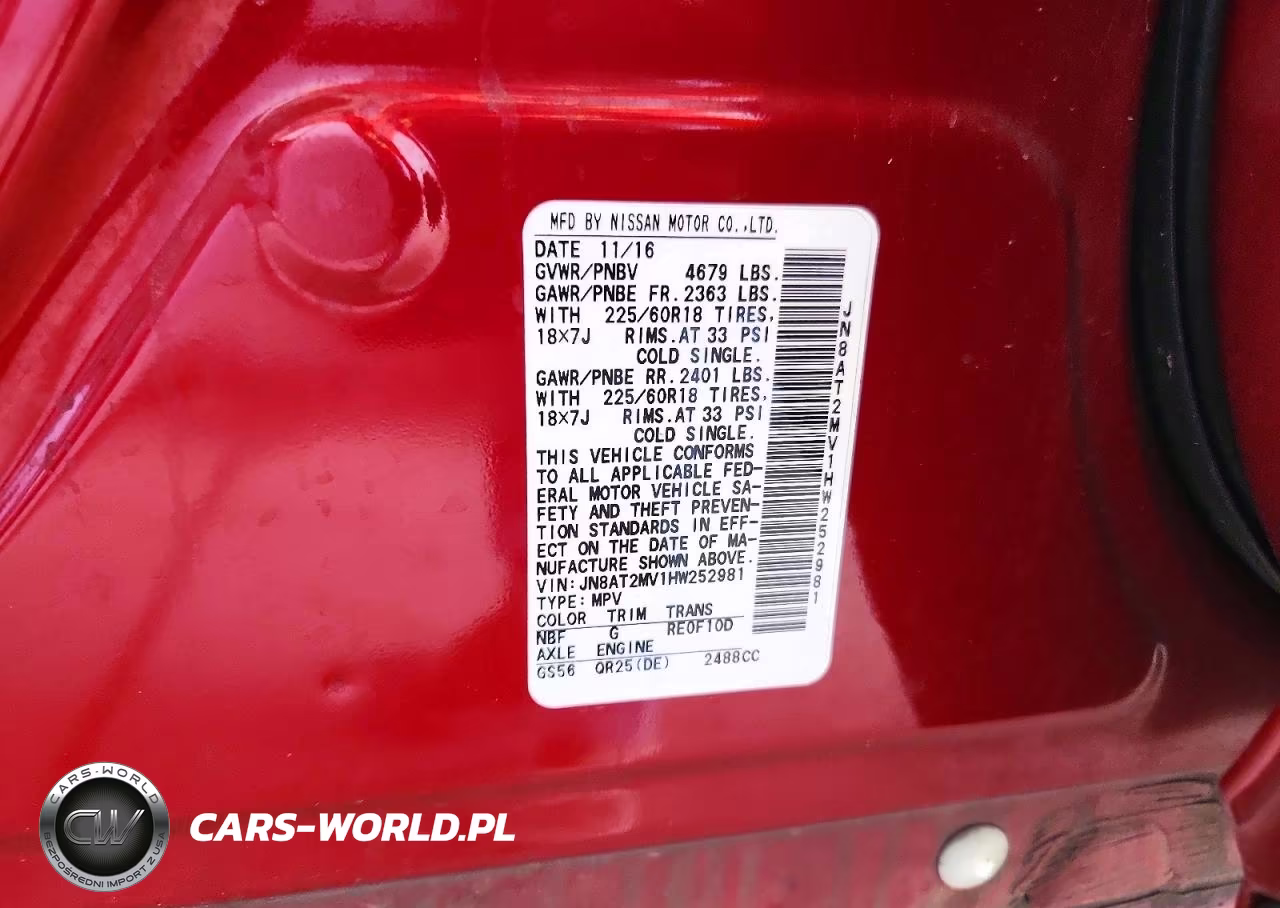 2017 Nissan Rogue Sl VIN:JN8AT2MV1HW252981 - 14