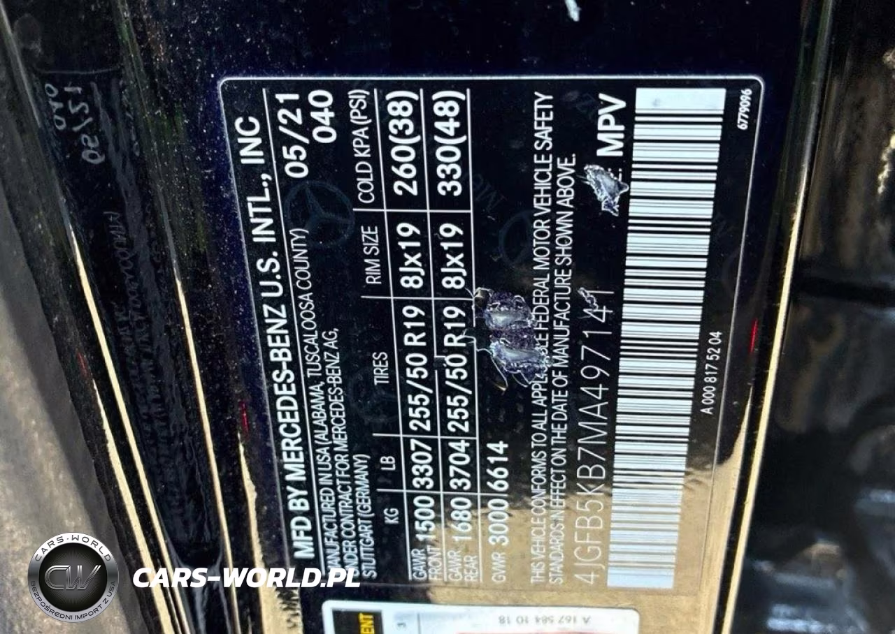2021 Mercedes-Benz Gle 450 4Matic VIN:4JGFB5KB7MA497141 - 10