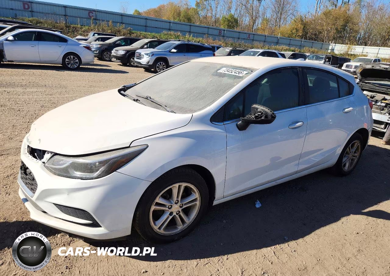 2017 Chevrolet Cruze Lt VIN:3G1BE6SMXHS613365 - 1