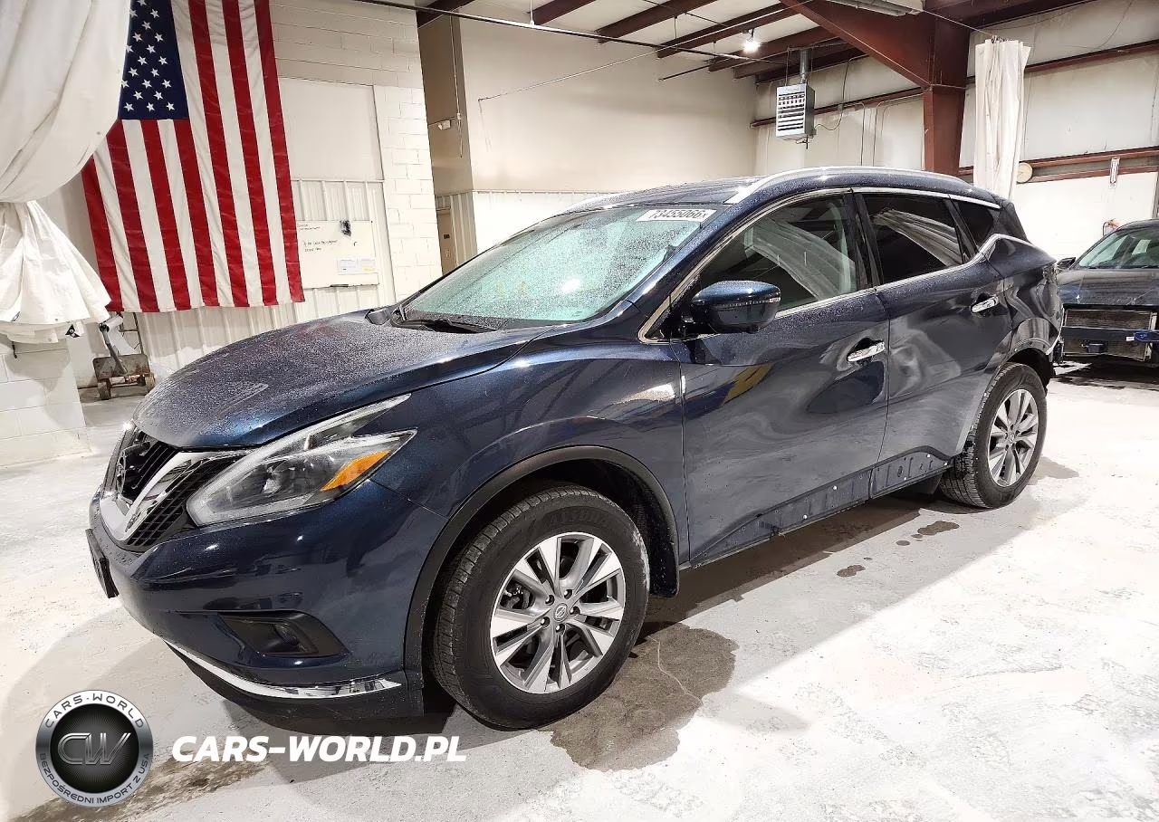 2018 Nissan Murano Sl VIN:5N1AZ2MH4JN164888 - 1