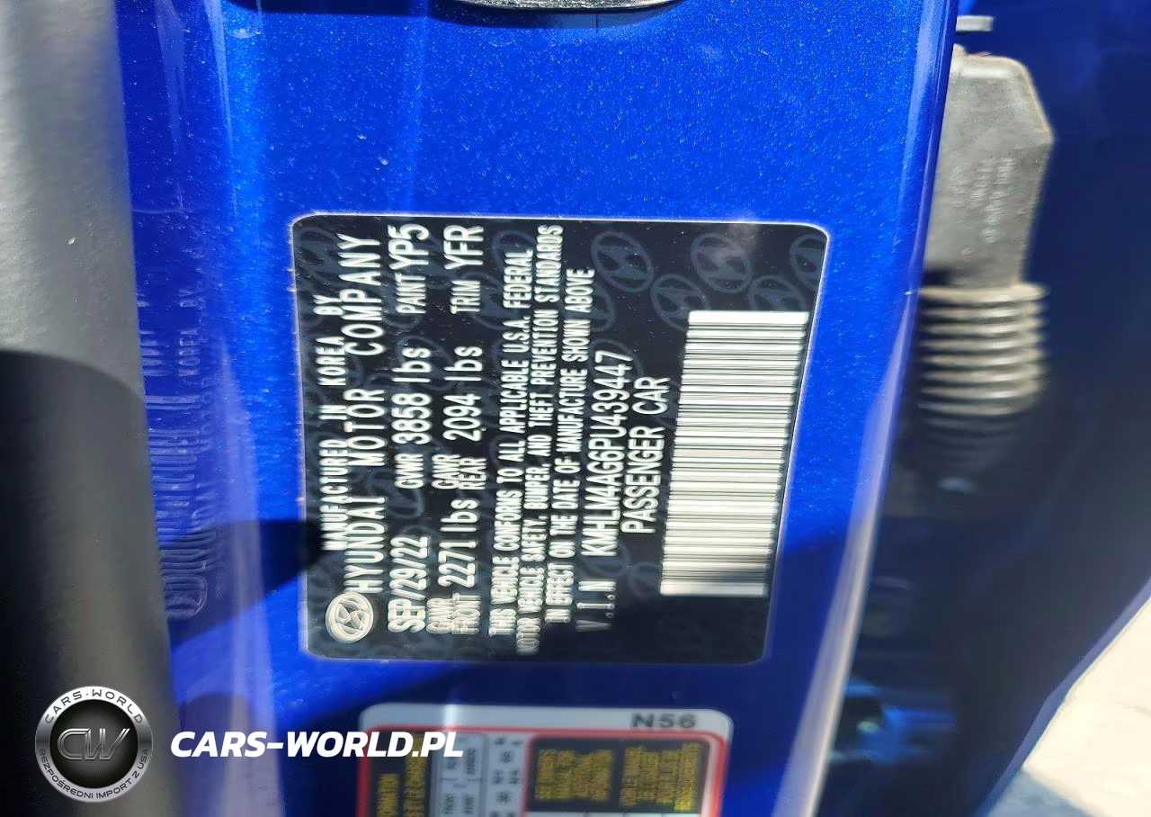 2023 Hyundai Elantra Sel VIN:KMHLM4AG6PU439447 - 13