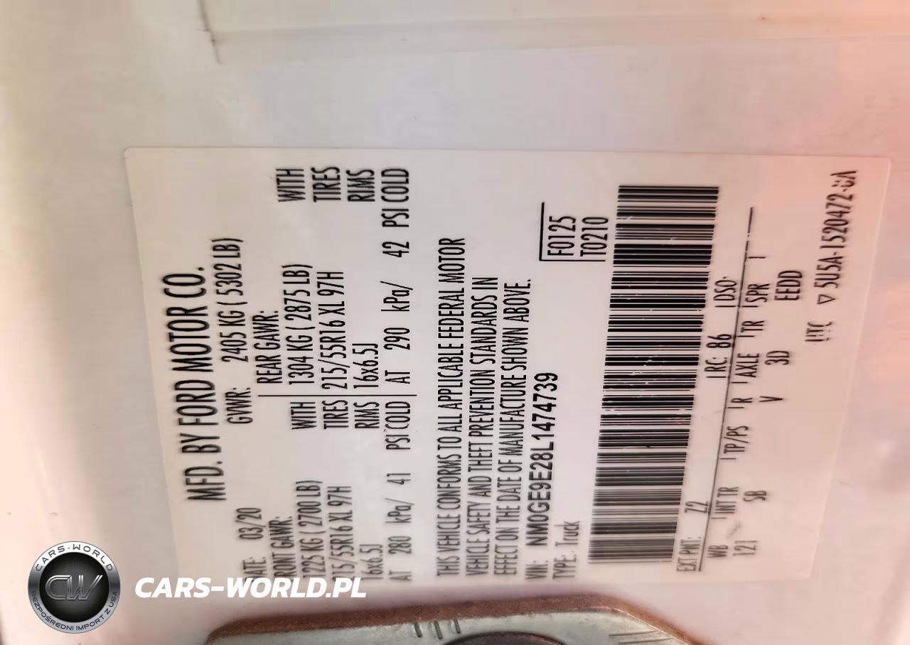 2020 Ford Transit Connect Xl VIN:NM0GE9E28L1474739 - 13