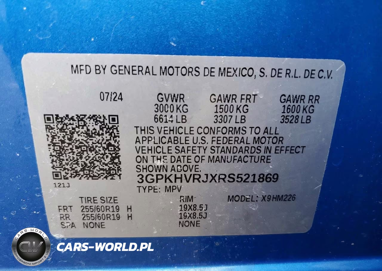2024 Honda Prologue Ex VIN:3GPKHVRJXRS521869 - 12