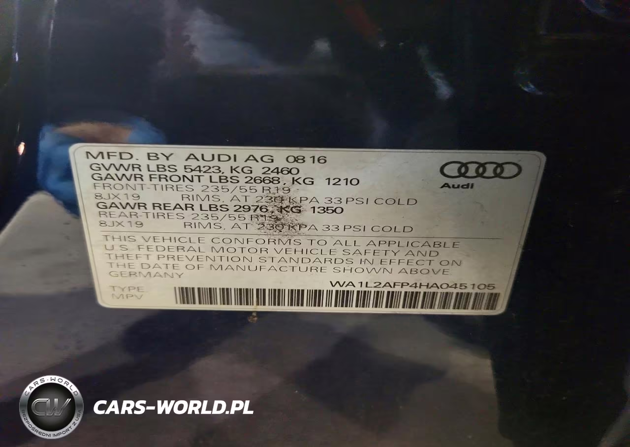 2017 Audi Q5 Premium Plus VIN:WA1L2AFP4HA045105 - 13