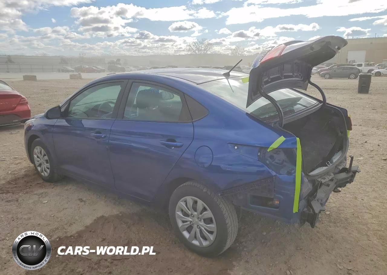 2022 Hyundai Accent Se VIN:3KPC24A62NE185250 - 2