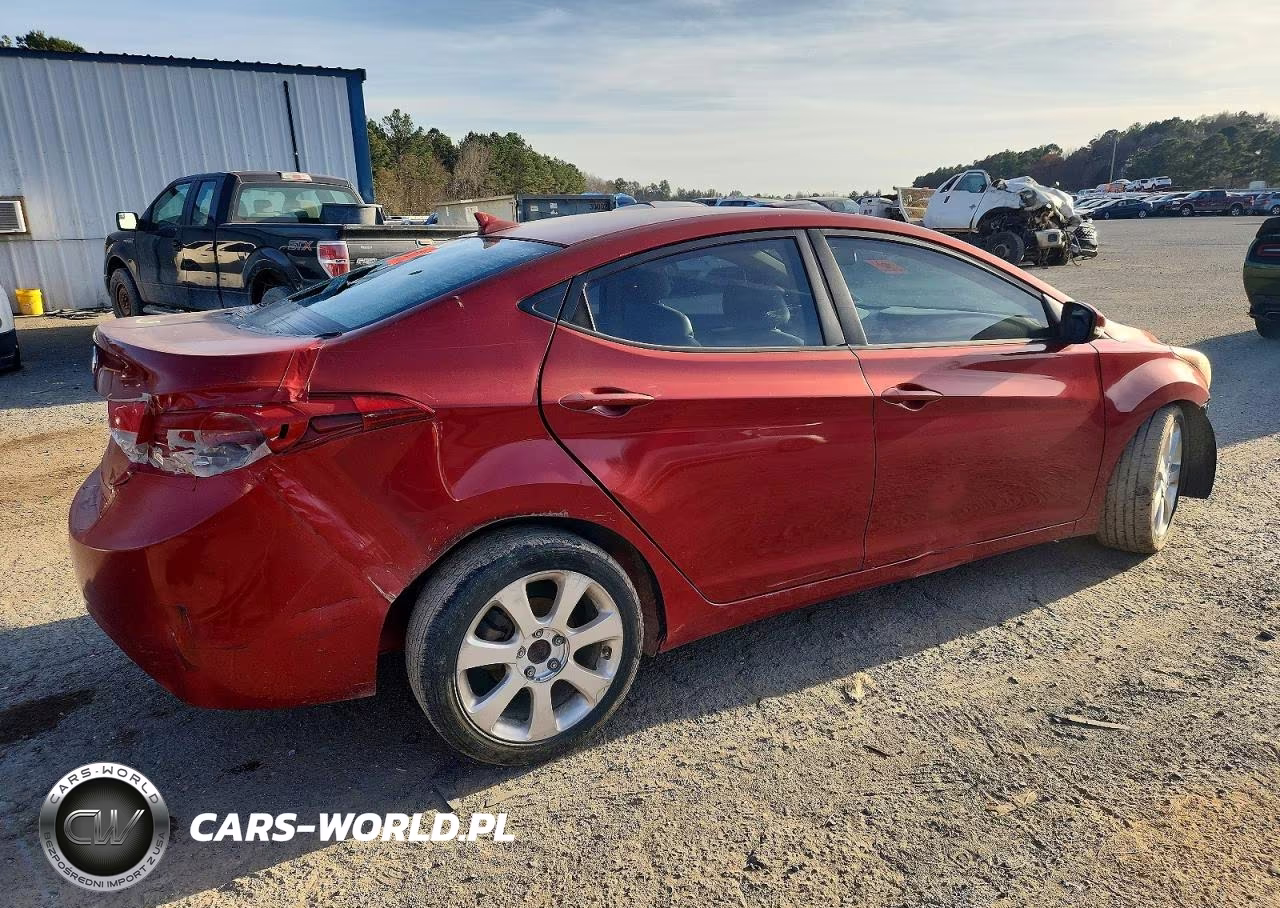 2011 Hyundai Elantra Gls VIN:KMHDH4AE5BU096551 - 3