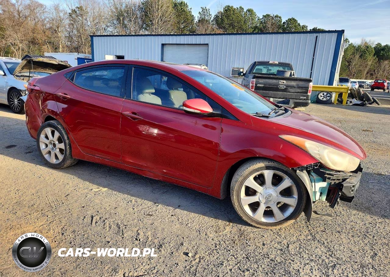 2011 Hyundai Elantra Gls VIN:KMHDH4AE5BU096551 - 4