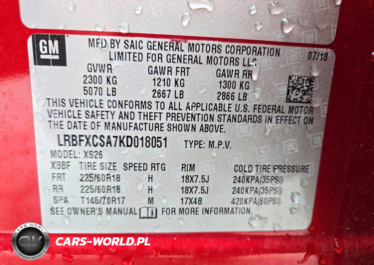 2019 Buick Envision Essence VIN:LRBFXCSA7KD018051 - 14