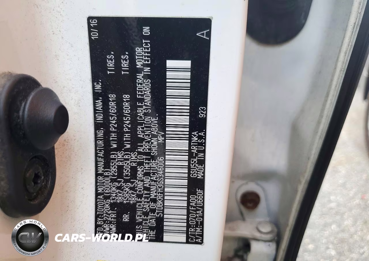 2016 Toyota Highlander Le Plus VIN:5TDBKRFH3GS346006 - 13