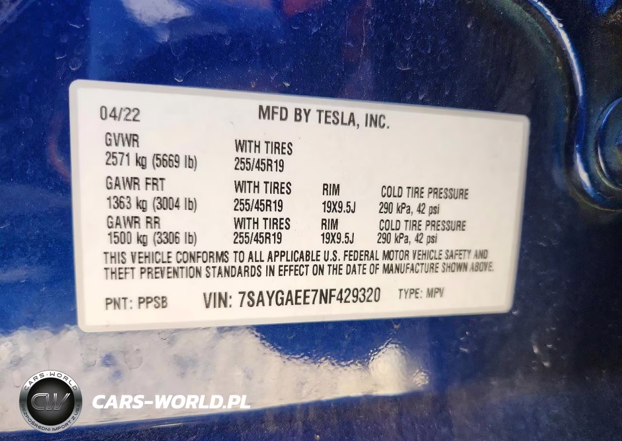 2022 Tesla Model Y VIN:7SAYGAEE7NF429320 - 13