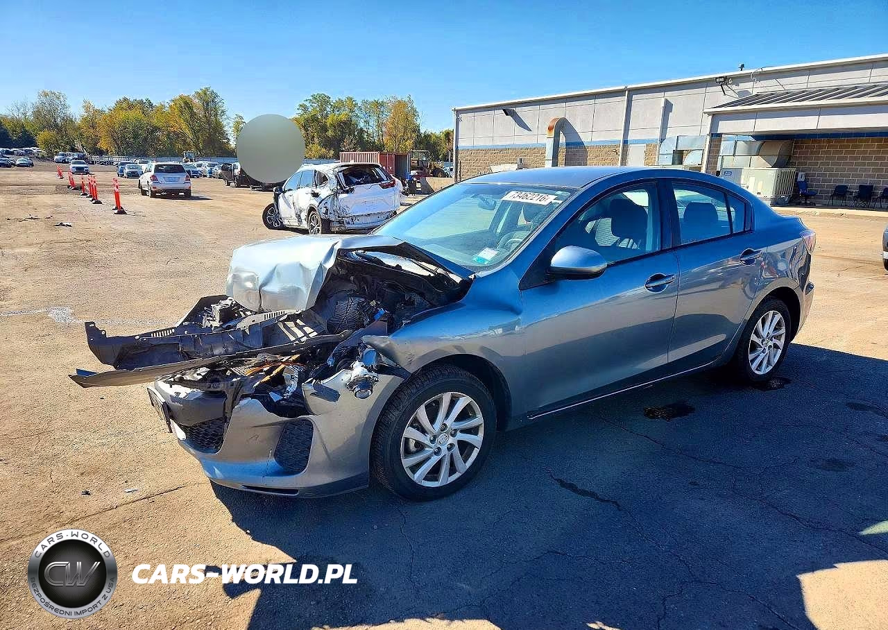2012 Mazda 3 I VIN:JM1BL1V80C1681473 - 1