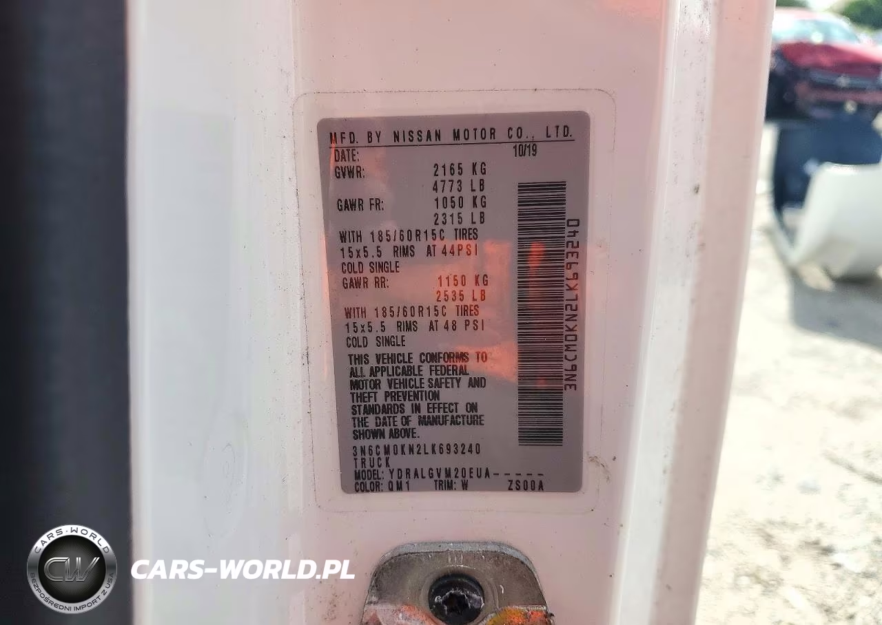 2020 Nissan Nv200 Delivery Van VIN:3N6CM0KN2LK693240 - 14