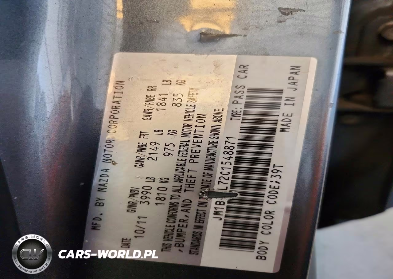 2012 Mazda 3 I VIN:JM1BL1L72C1548871 - 12