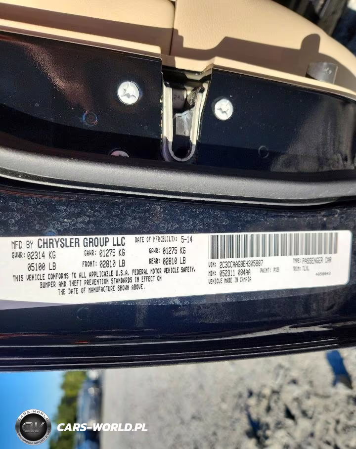 2014 Chrysler 300 VIN:2C3CCAAG8EH305887 - 12