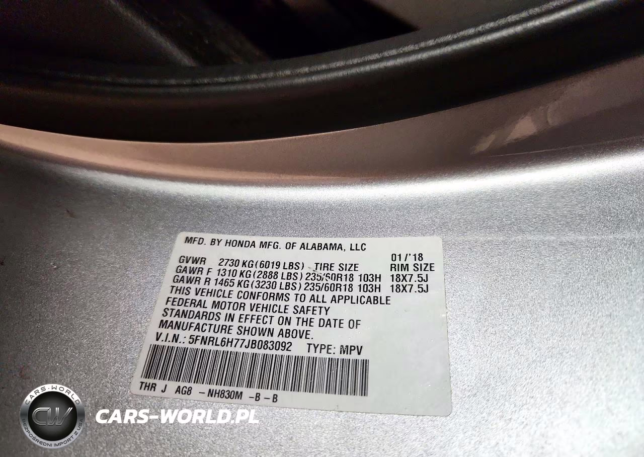 2018 Honda Odyssey Exl VIN:5FNRL6H77JB083092 - 13
