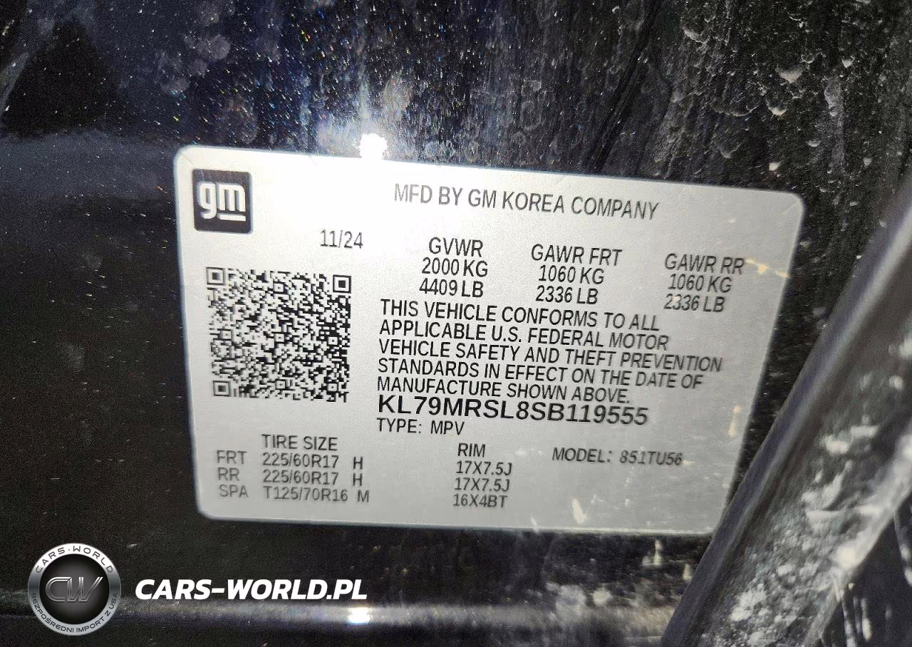 2025 Chevrolet Trailblazer Lt VIN:KL79MRSL8SB119555 - 13
