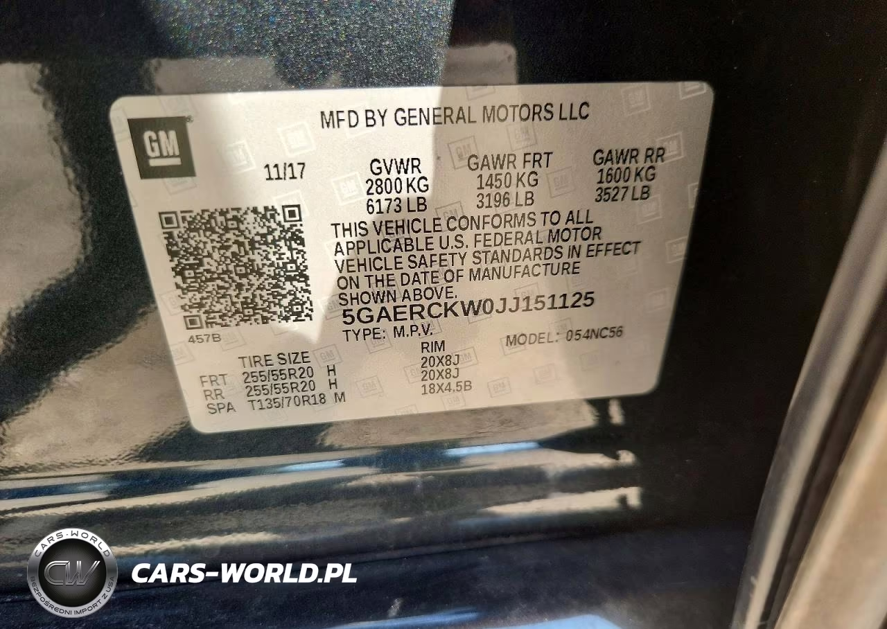 2018 Buick Enclave Premium VIN:5GAERCKW0JJ151125 - 14