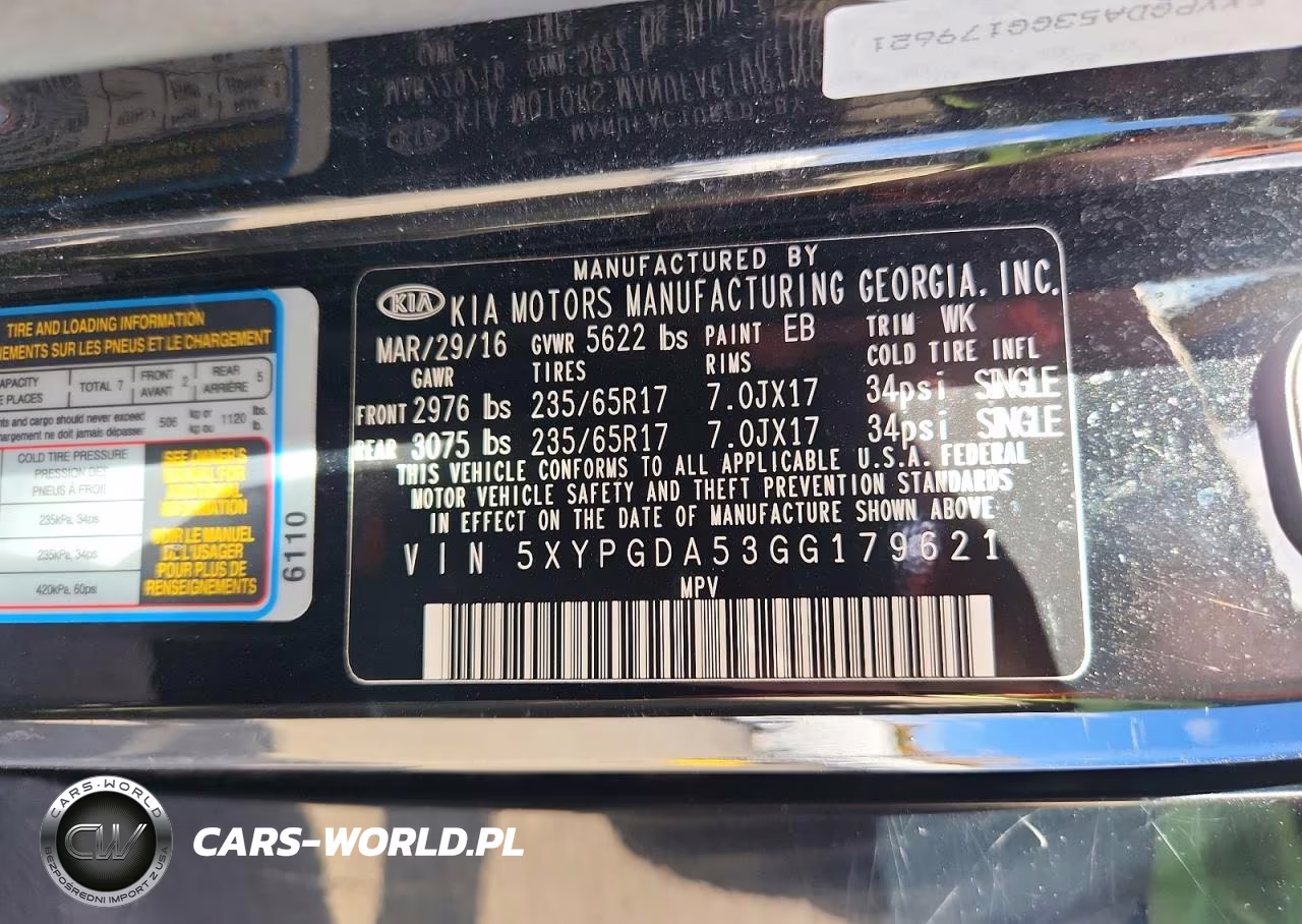 2016 Kia Sorento Lx V6 VIN:5XYPGDA53GG179621 - 13