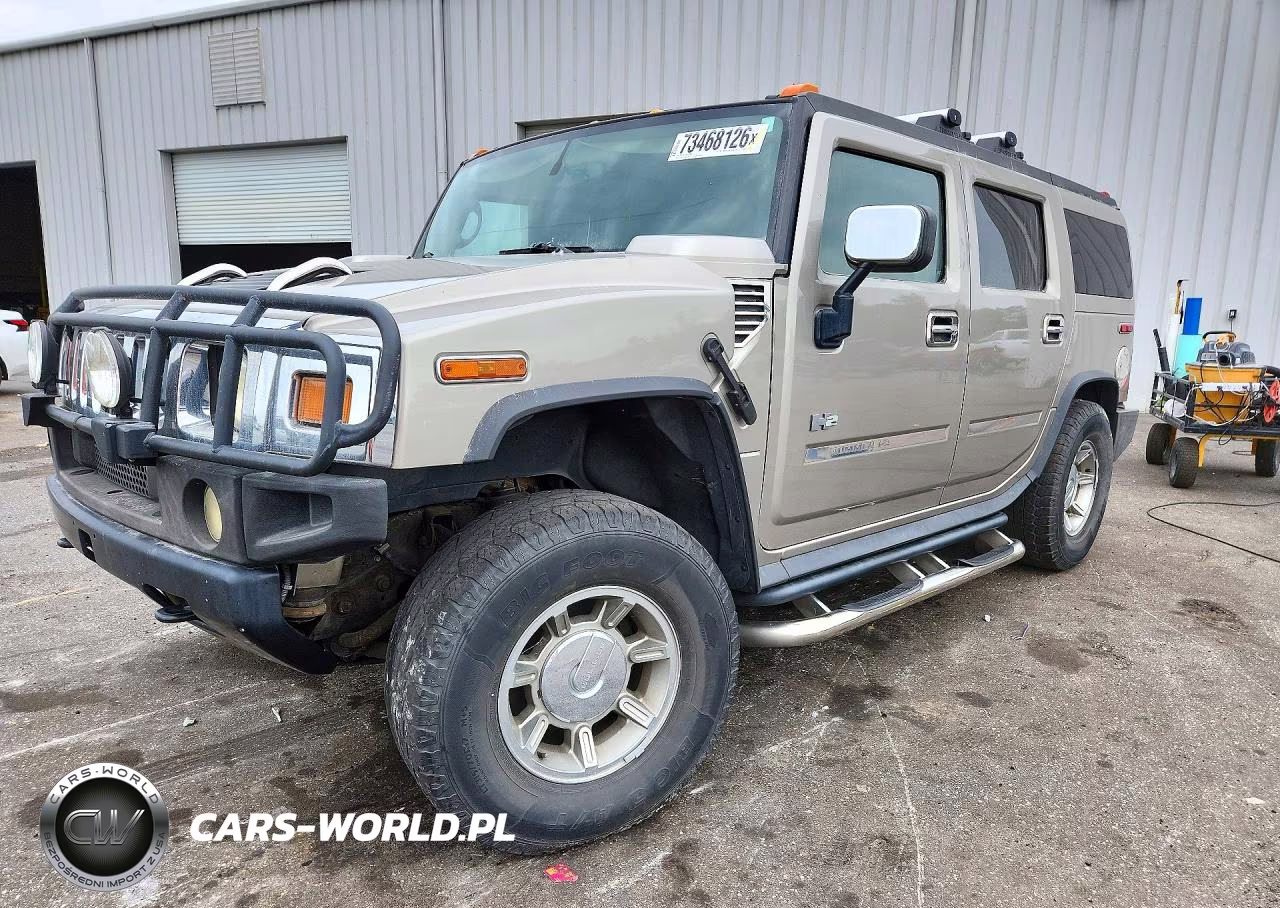 2003 Hummer H2 VIN:5GRGN23U63H137636 - 1