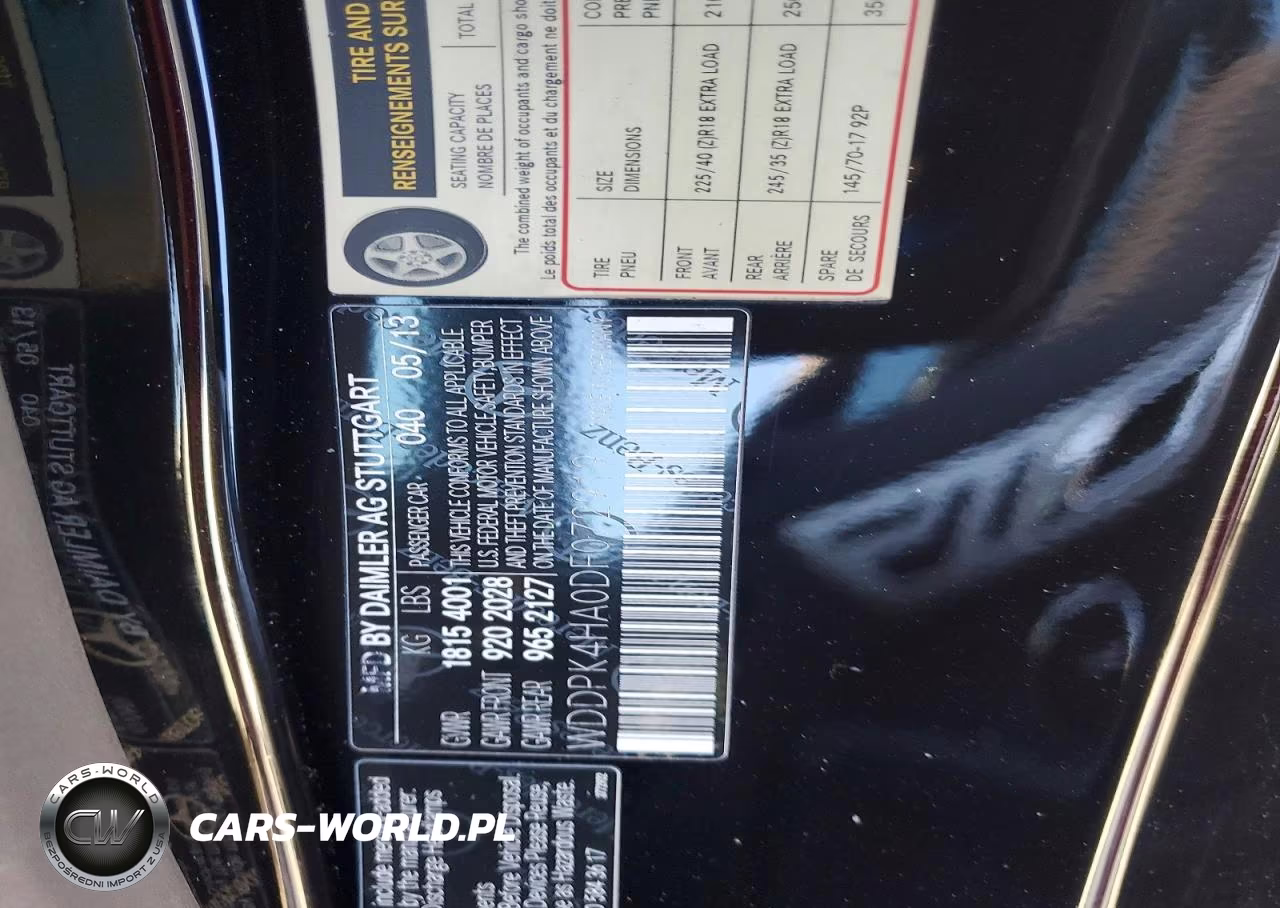 2013 Mercedes-Benz Slk 250 VIN:WDDPK4HA0DF072919 - 12