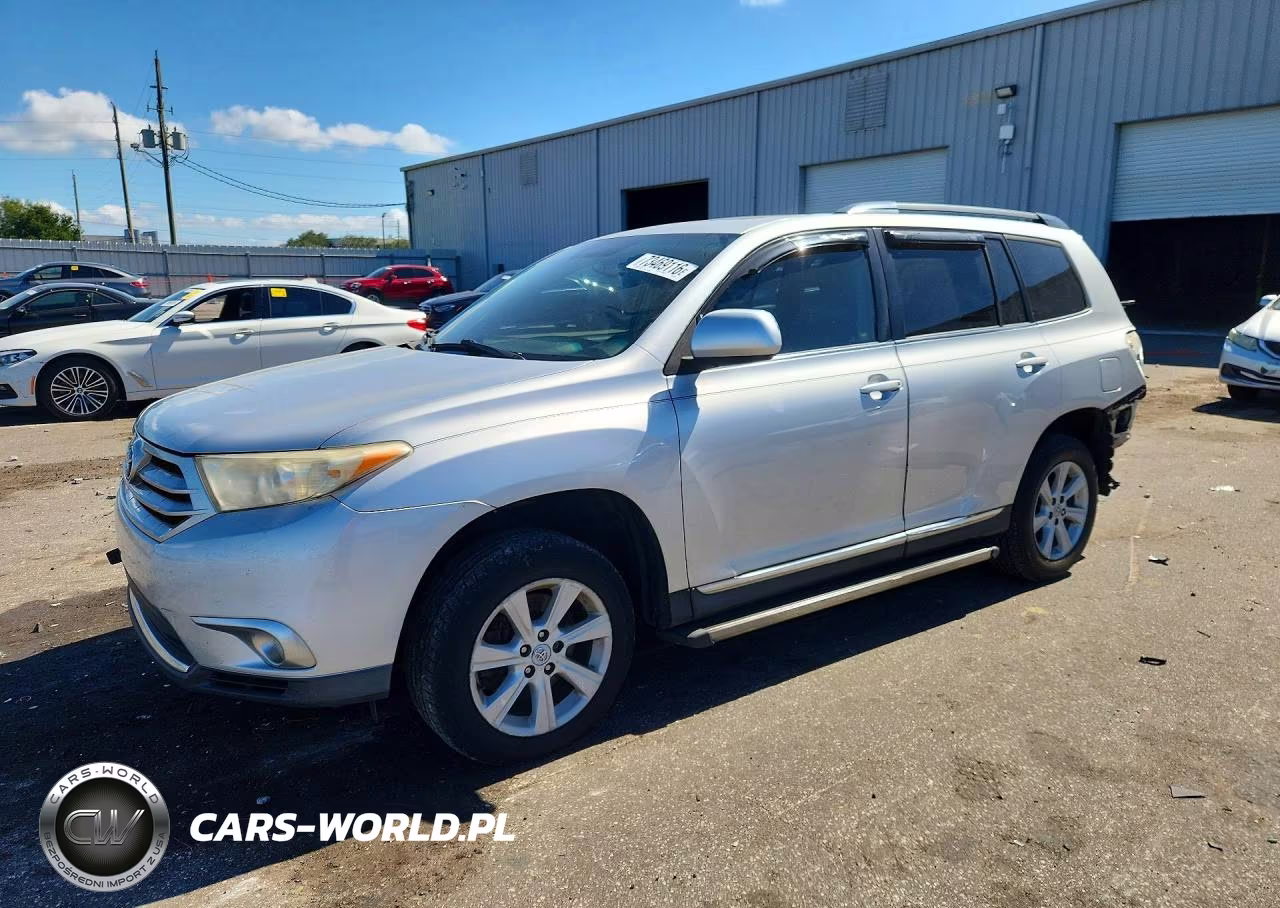 2012 Toyota Highlander Se VIN:5TDZK3EH7CS063339 - 1