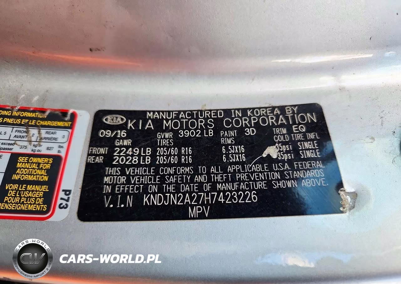 2017 Kia Soul Base VIN:KNDJN2A27H7423226 - 12