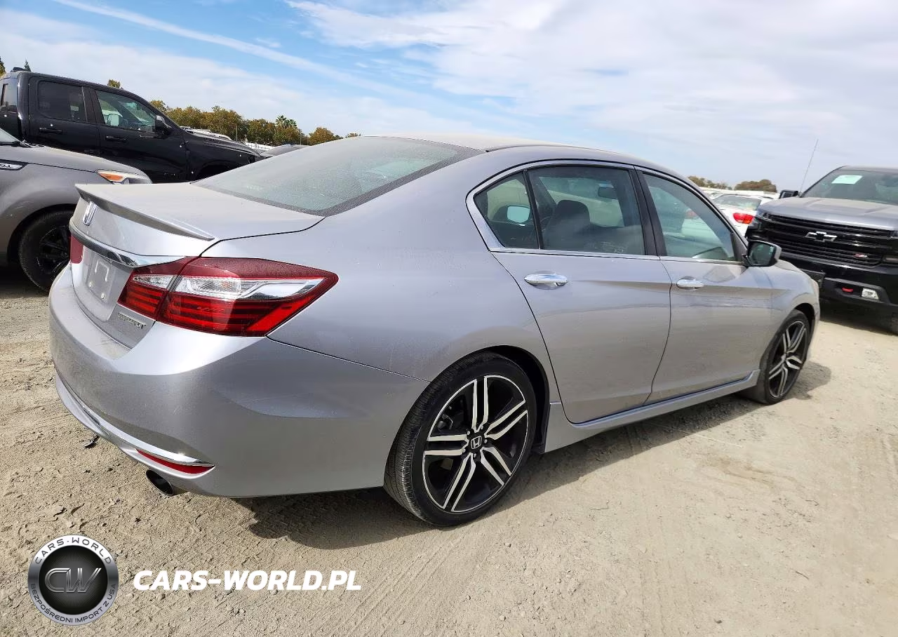 2016 HONDA ACCORD SPORT VIN:1HGCR2F56GA180060 - 3