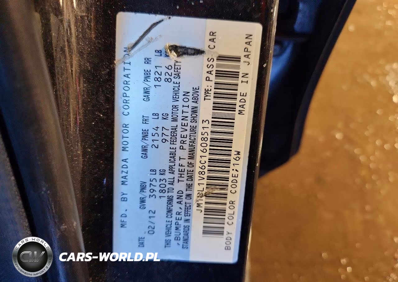 2012 Mazda 3 I VIN:JM1BL1V86C1608513 - 12