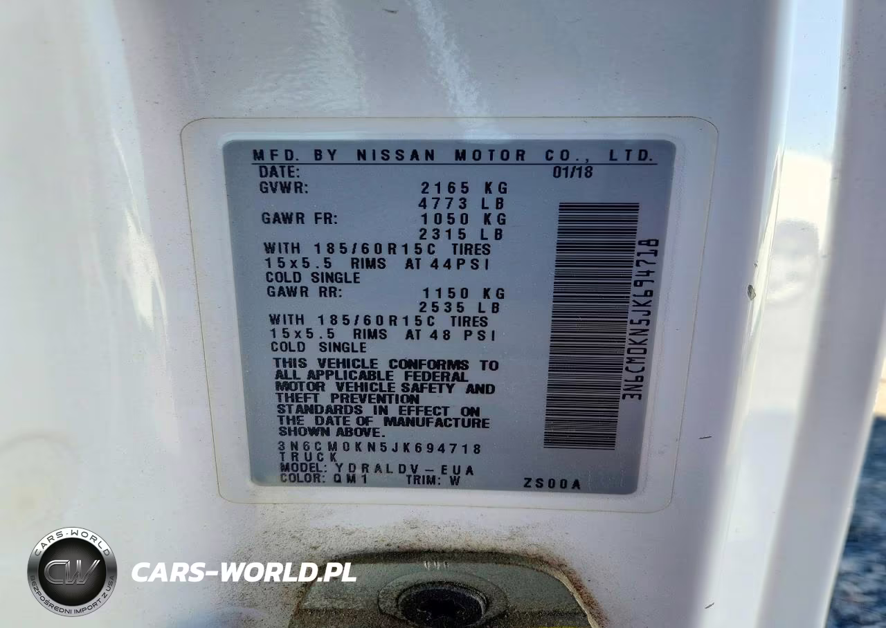 2018 Nissan Nv200 S VIN:3N6CM0KN5JK694718 - 12