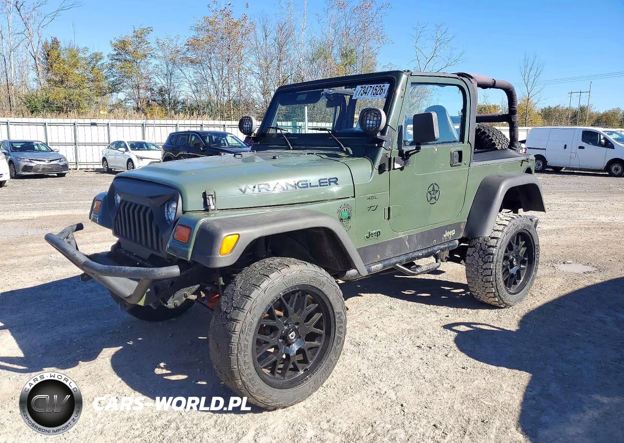 1999 Jeep Wrangler - Tj Sport VIN:1J4FY19S1XP460132 - 1